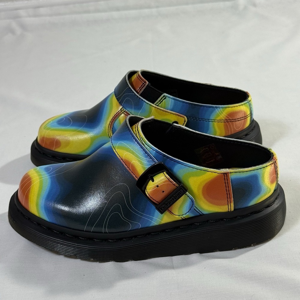 Dr. Martens Isham Reclaimed Thermal Map US Ladies 5 (men 4 )Slip On NWOT No Box‎